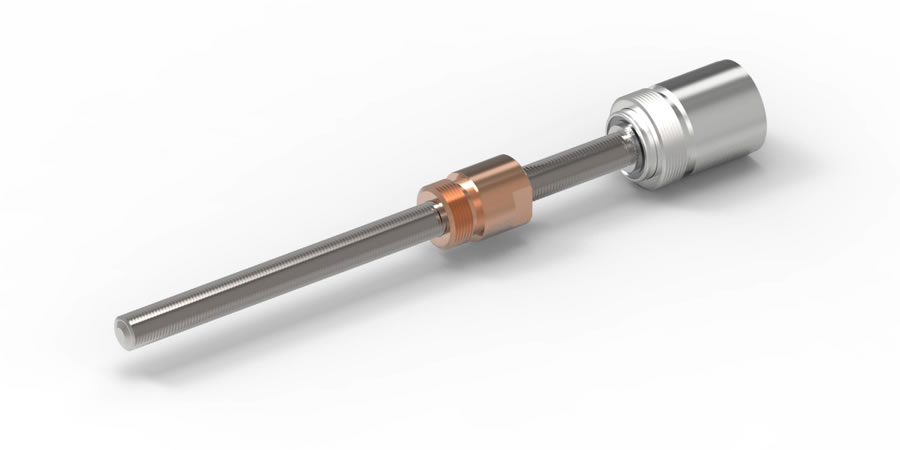 Screw Drive GP 8 S Ø8 mm, Metric spindle, M3 x 0,5