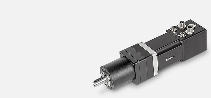 The brushless IDX maxon motor with an integrated EPOS4 positioning  controller offers auto tuning as standard, has more power, short lead  times, and complies with IP65 protection